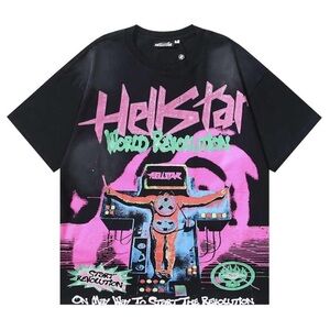 Hellstar Black Graphic Tee